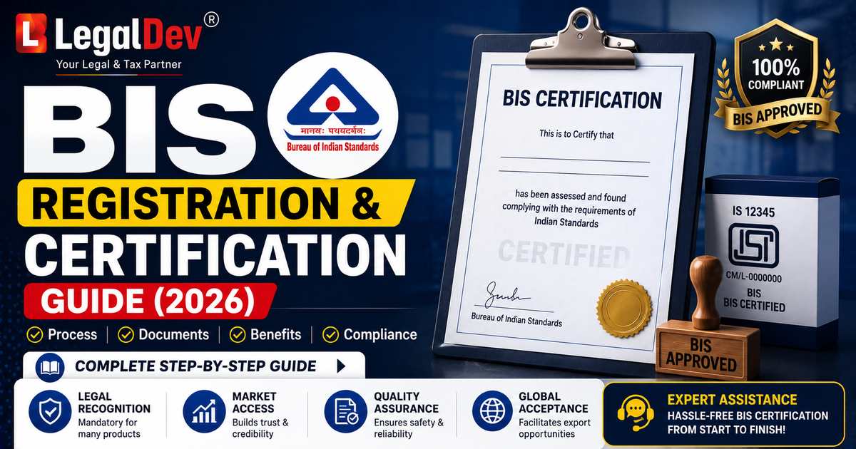 BIS Registration & Certification guide (2026)